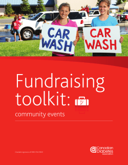 Fundraising Toolkit - Canadian Diabetes Association