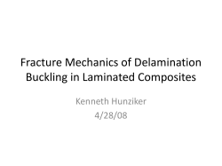 Fracture Mechanics of Delamination Buckling