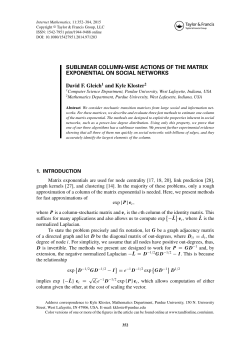 SUBLINEAR COLUMN-WISE ACTIONS OF THE MATRIX