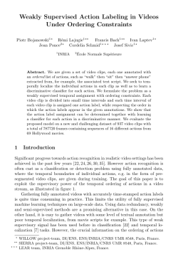 Weakly Supervised Action Labeling in Videos Under