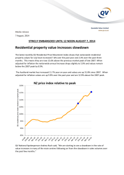 STRICLY EMBARGOED UNTIL 12 NOON AUGUST 7