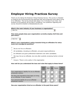 Employer Hiring Practices Survey
