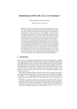 Optimization in SMT with L긔(Q) Cost Functions