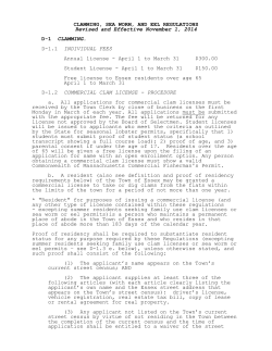 APPENDIX D - town of Essex, MA