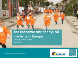 The economic cost of physical inactivity in Europe
