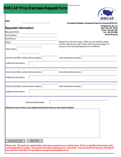 Price Decrease Request