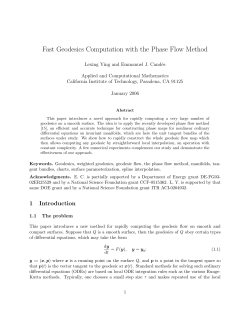 Fast Geodesics Computation with the Phase Flow Method