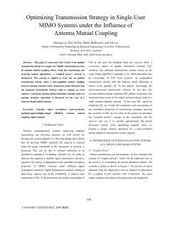 Optimizing Transmission Strategy in Single-User MIMO