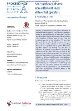 Spectral theory of some non-selfadjoint linear differential operators