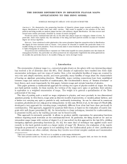 THE DEGREE DISTRIBUTION IN BIPARTITE PLANAR MAPS