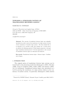 Towards a stronger notion of translation between - (CLE)