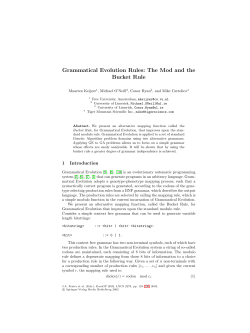 Grammatical Evolution Rules: The Mod and the Bucket