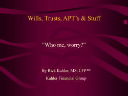 Asset Protection - Kahler Financial Group