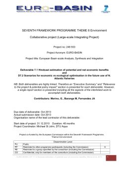 Hindcast estimation of potential and net economic - EURO