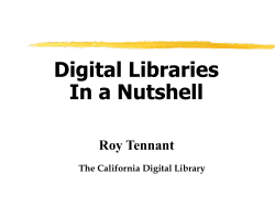 PowerPoint Presentation - Digital Library Issues