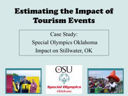 Economic Impact of Special Olympics Oklahoma Summer Games