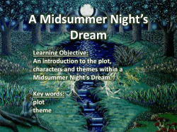 A Midsummer Night`s Dream