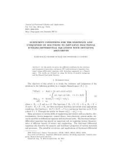 sufficient conditions for the existence and uniqueness of solutions to