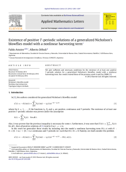 Existence of positive T-periodic solutions of a generalized