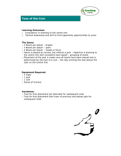 Coaching: Toss of the Coin