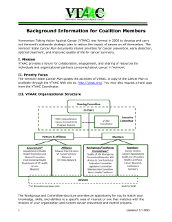 Background Information for Coalition Members