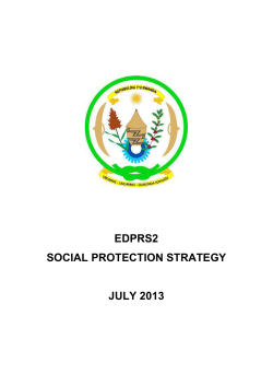 edprs2 social protection strategy july 2013