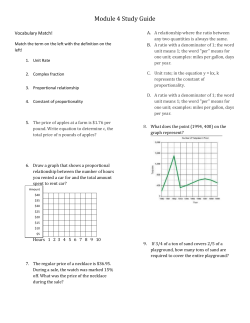 Module 4 Study Guide
