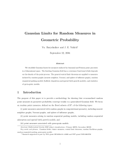 Gaussian Limits for Random Measures in Geometric Probability