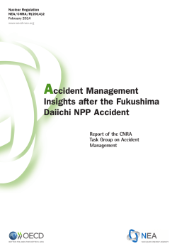 Accident management - OECD Nuclear Energy Agency