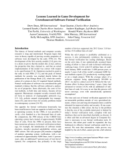 Lessons Learned in Game Development for