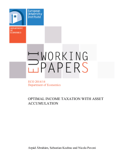 optimal income taxation with asset accumulation