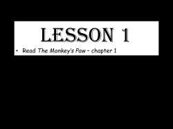 The Monkey`s Paw