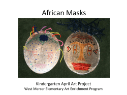 K-April- African Masks Powerpoint