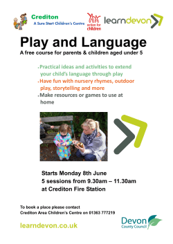 Play and Language - Action for Children