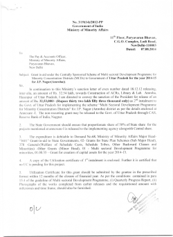 In continuation to this Ministry`s sanction letter of even number dated