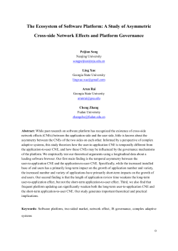 How to Manage Cross-Side Network Effects in Platform