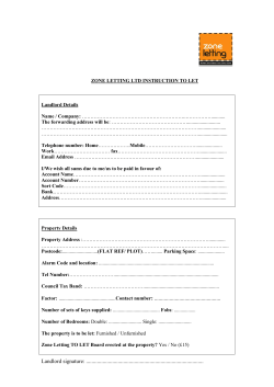 Instruction To Let