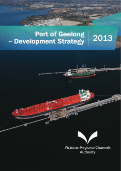 Port of Geelong &ndash; Development Strategy
