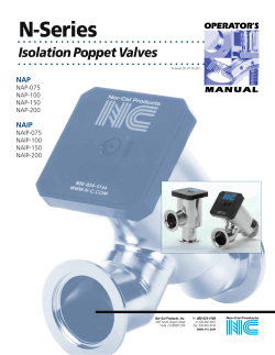 N-Series - Nor-Cal Products, Inc.