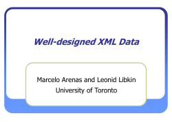 A Normal Form for XML Documents