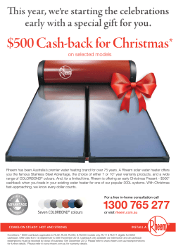 $500 Cash-back for Christmas*
