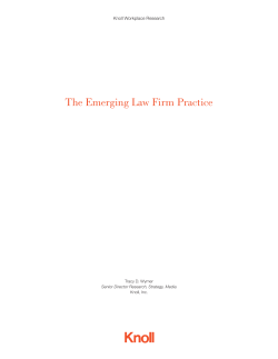 The Emerging Law Firm Practice - RDI-SF