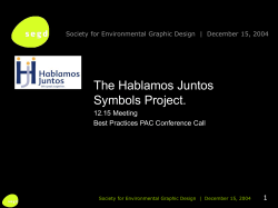segd - Hablamos Juntos