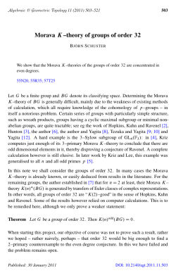 Morava K--theory of groups of order 32