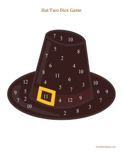 Hat Two Dice Game