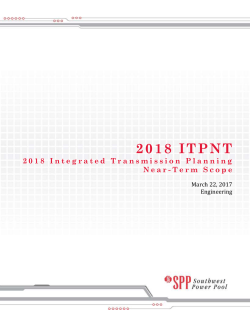 2018 itpnt - Southwest Power Pool