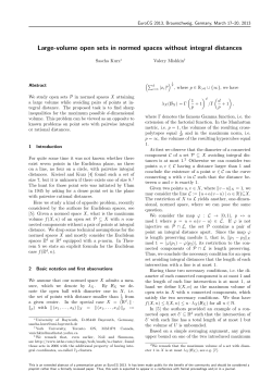 Large-volume open sets in normed spaces without