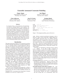 Extensible Automated Constraint Modelling