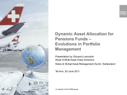 Une gestion active de l`allocation pour obtenir performance et