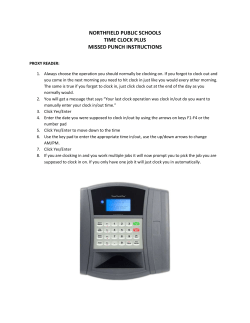 northfield public schools time clock plus missed punch instructions